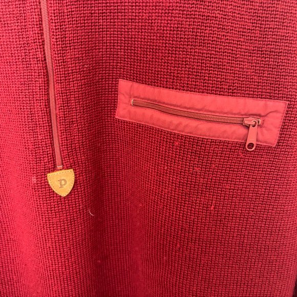 Patagonia 100% Lambswool Men's Sweater  1/4 Zip - Picture 2 of 7